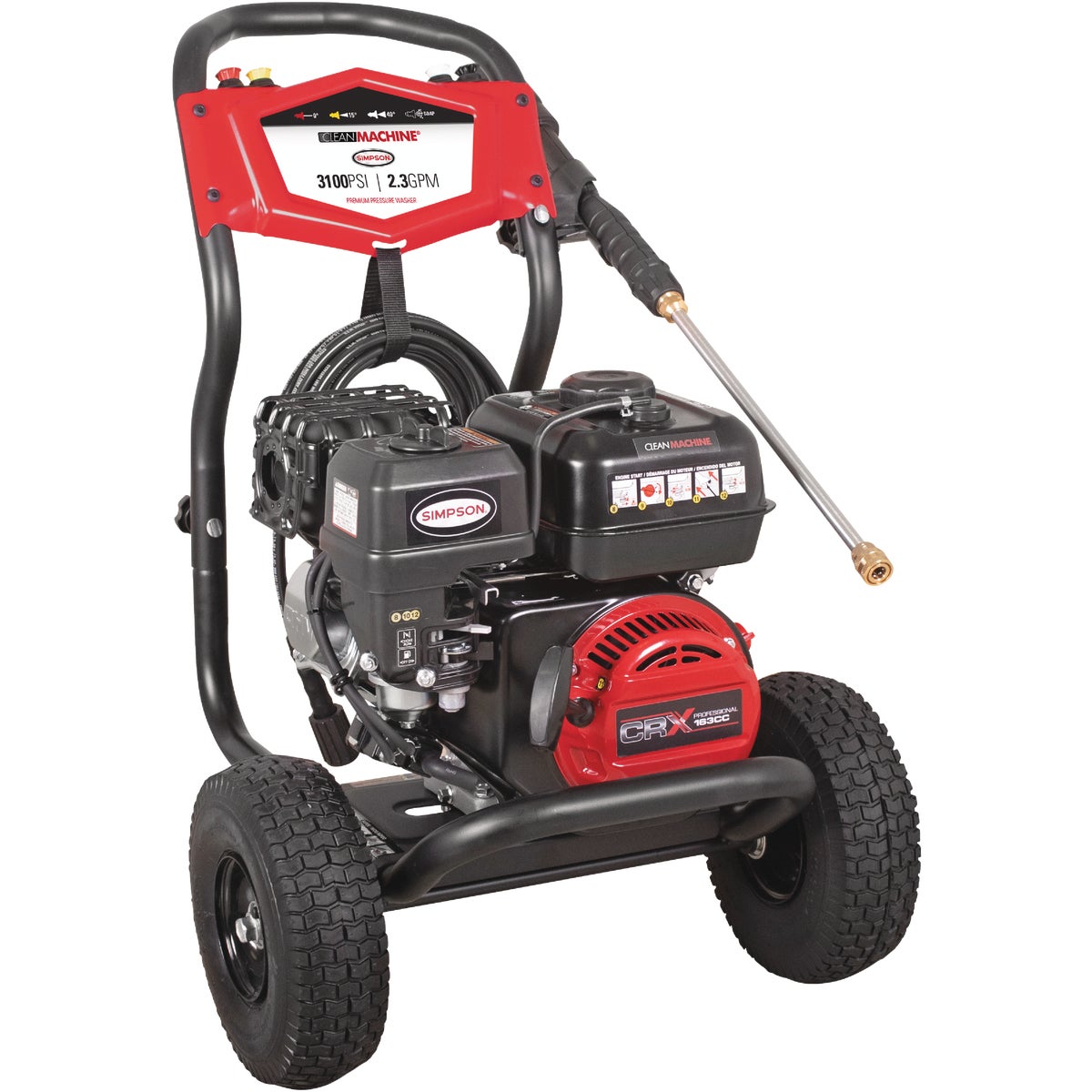 Simpson Megashot 3100 PSI 2.4 GPM Cold Water Gas Pressure Washer Image 6