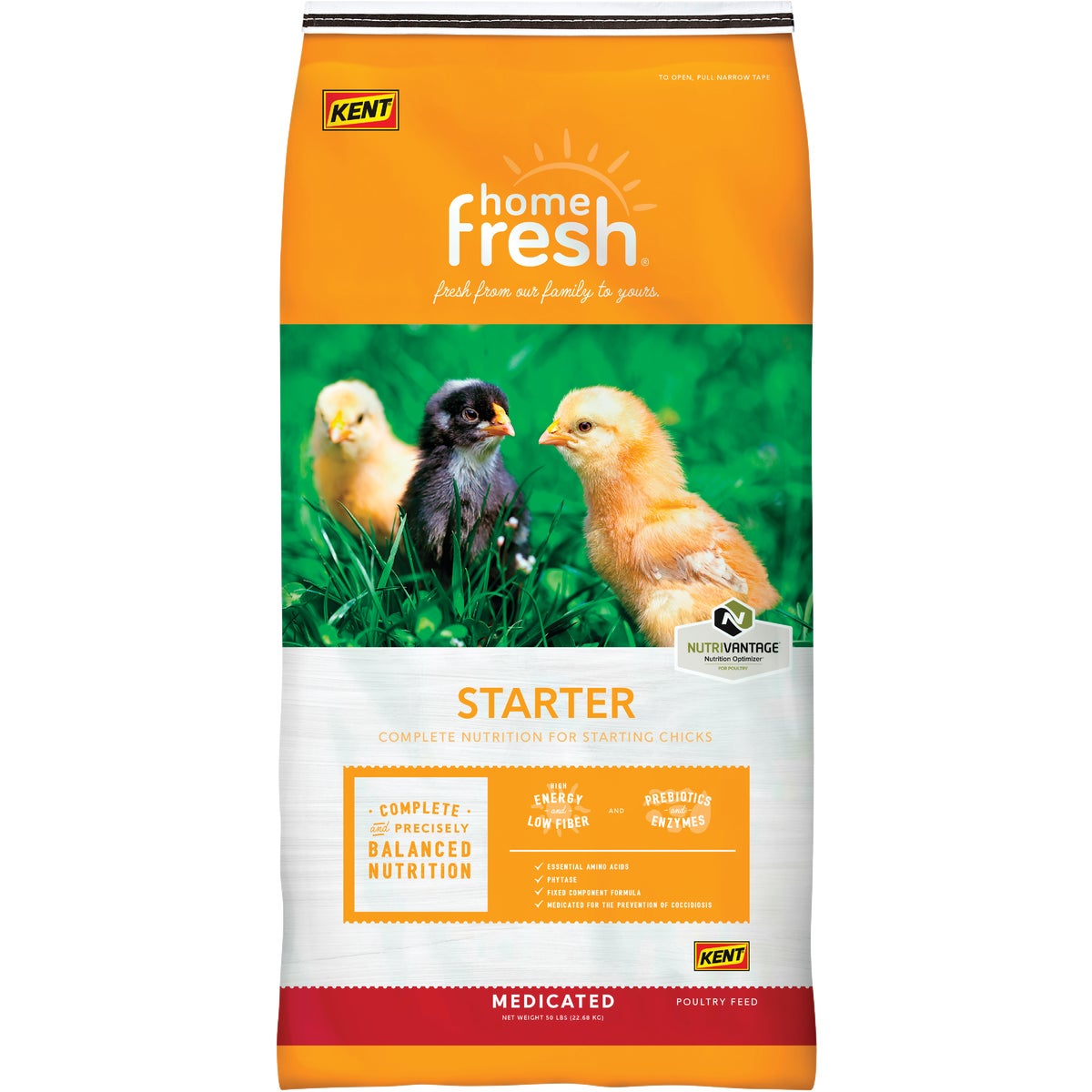 Blue Seal Home Fresh Chicken Starter 50 Lb. Chicken Feed