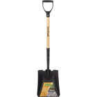Green Thumb Wood D-Handle Square Point Shovel Image 1