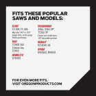 Oregon R52 AdvanceCut Chainsaw Chain for 14 In. Bar - 52 Drive Links - Fits Echo, Makita, Husqvarna, Ryobi Poulan and more Image 3