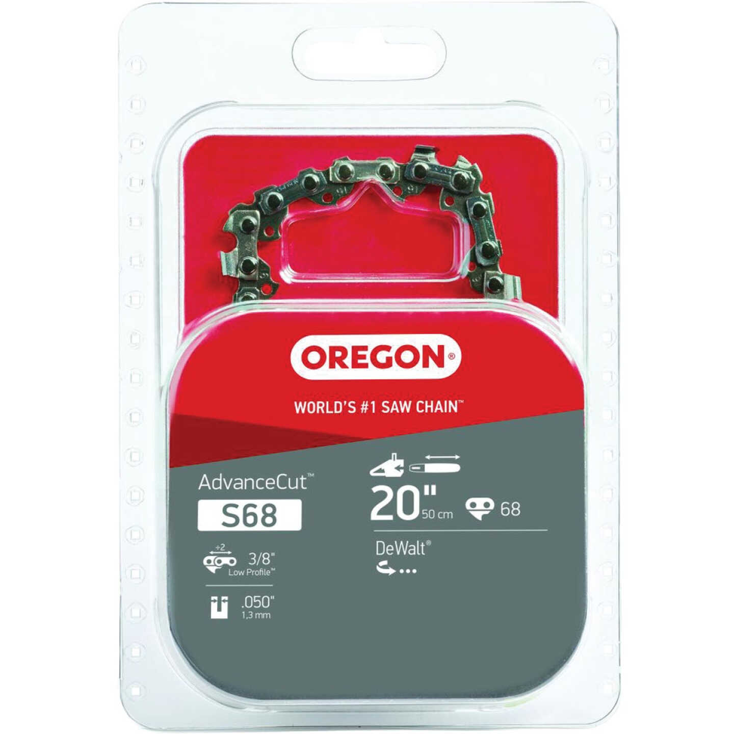 Oregon AdvanceCut 20 In. 68-Link Chainsaw Chain Image 1
