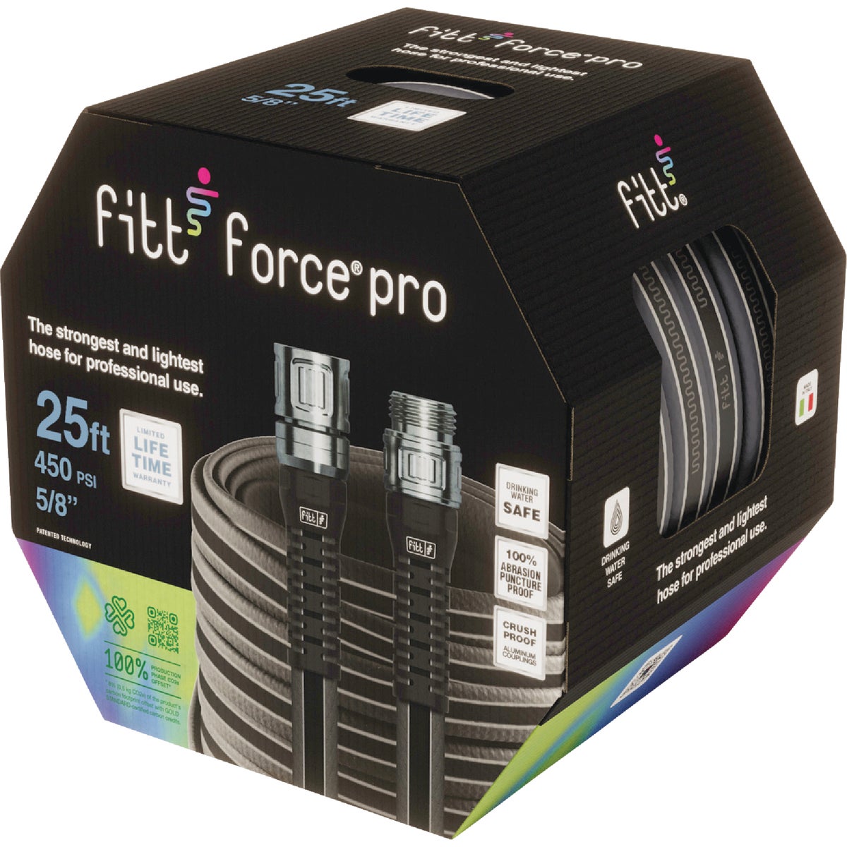 Fitt Force Pro 5/8 In. Dia. x 25 Ft. Commercial Grade Hose Image 1