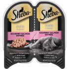 Sheba Perfect Portions Cuts in Gravy 2.6 Oz. Gourmet Salmon Adult Wet Cat Food Image 1
