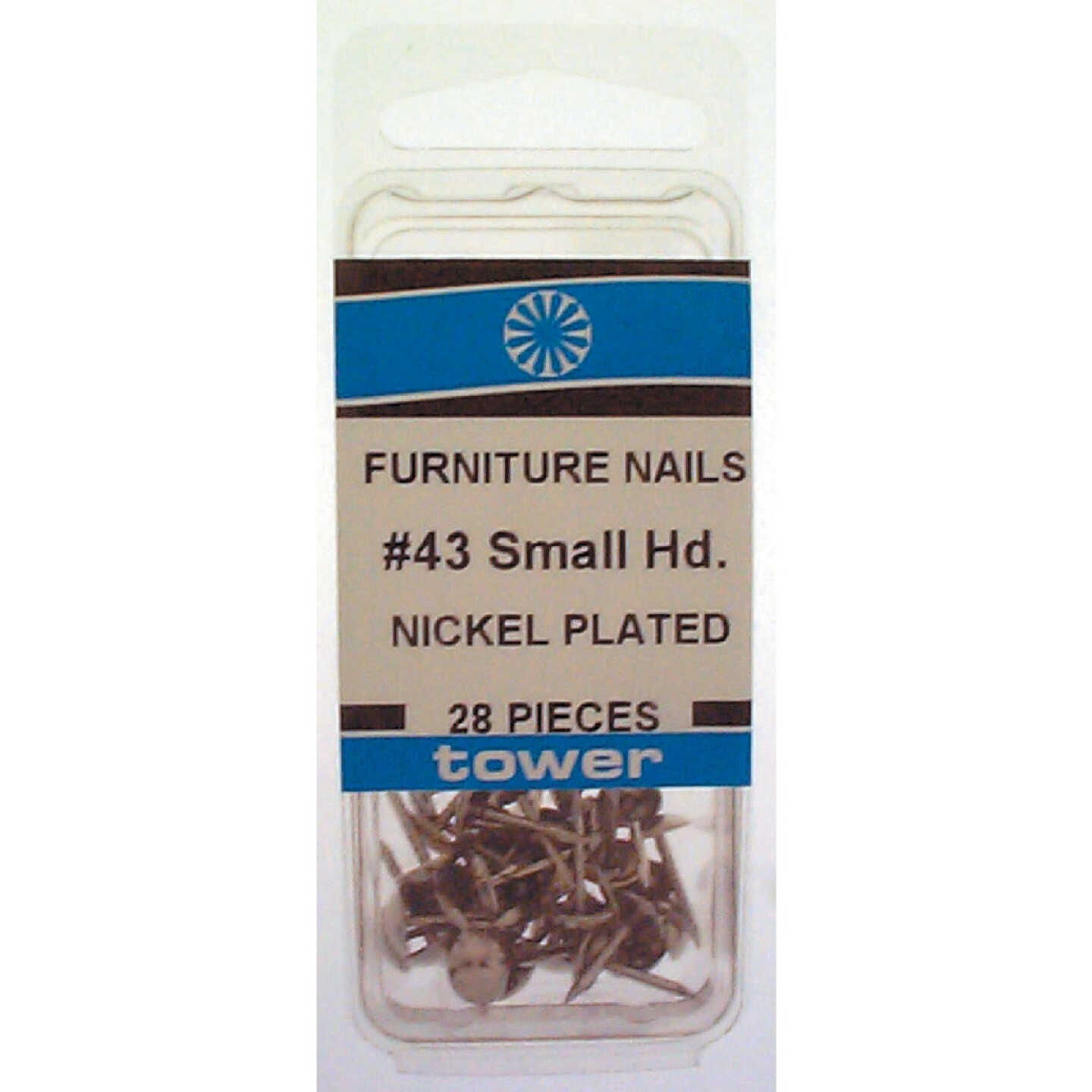 Hillman Fastener Corp Small Round Nickel Upholstery Nail (25 Ct.) Image 2