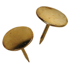 Hillman Anchor Wire Brass 23/64 In. x 15/64 In. Thumb Tack (40 Ct.) Image 4