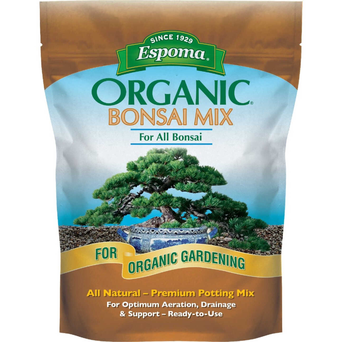 Espoma Organic 4 Qt. Bonsai Premium Potting Soil Mix Image 1