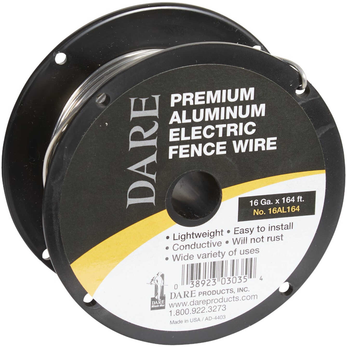 Dare 164 Ft. x 16 Ga. Aluminum Electric Fence Wire Image 1