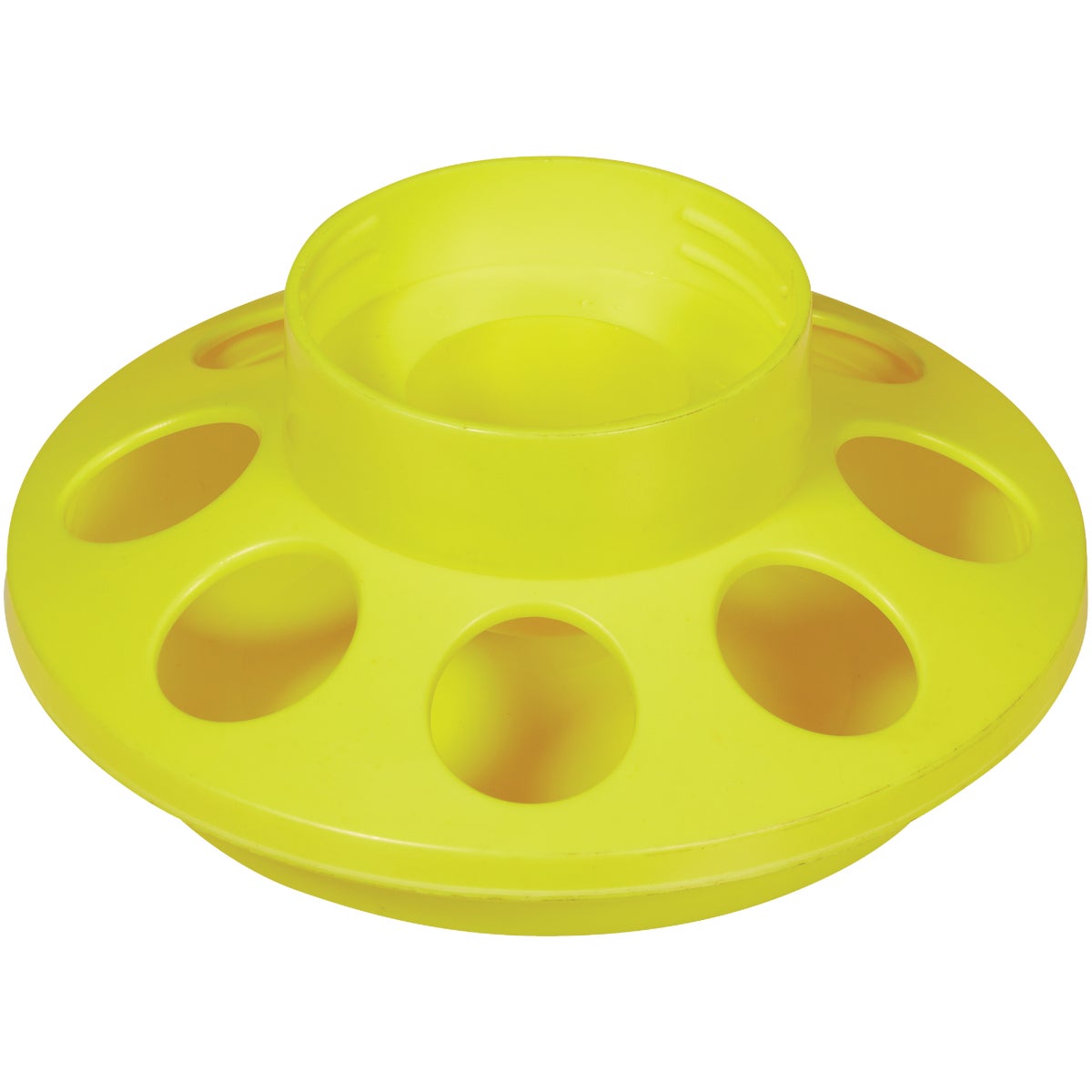 Farm-Tuff 1 Qt. Capacity Polypropylene Poultry Feeder Base Image 2