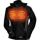 DEWALT Women's Black Soft Shell Heated Coat Kit, S Image 1