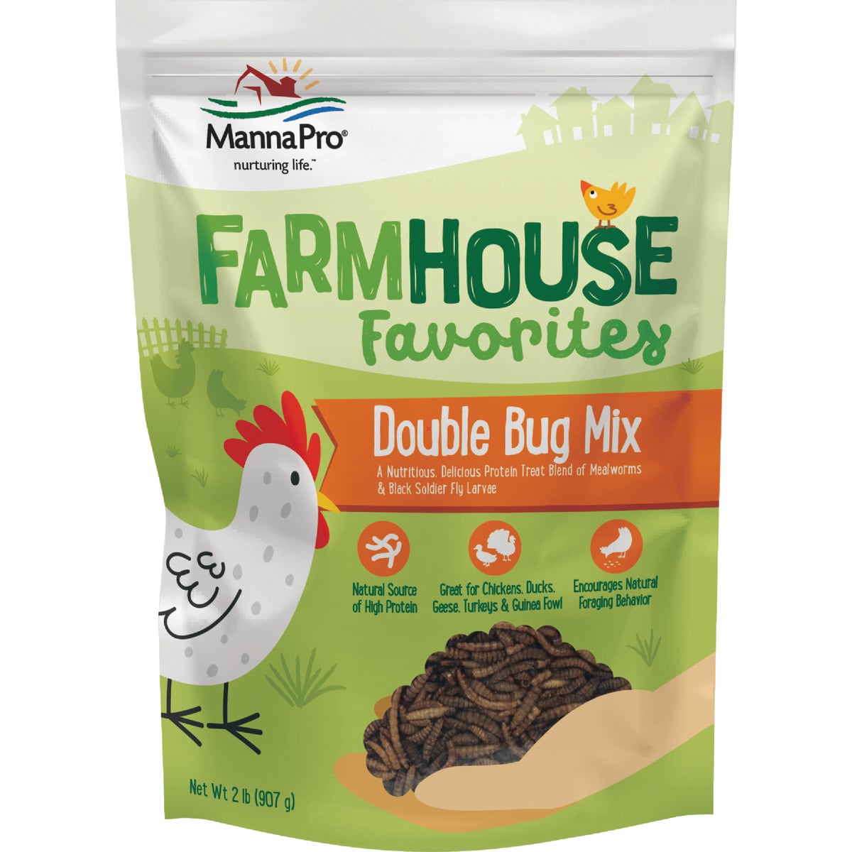 Manna Pro Farmhouse Favorites 2 Lb. Double Bug Mix