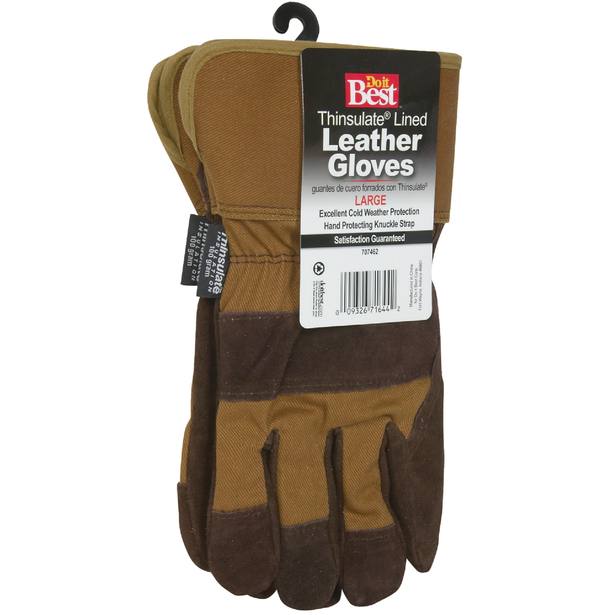 Do it Best Men's XL Leather Winter Work Glove Image 3