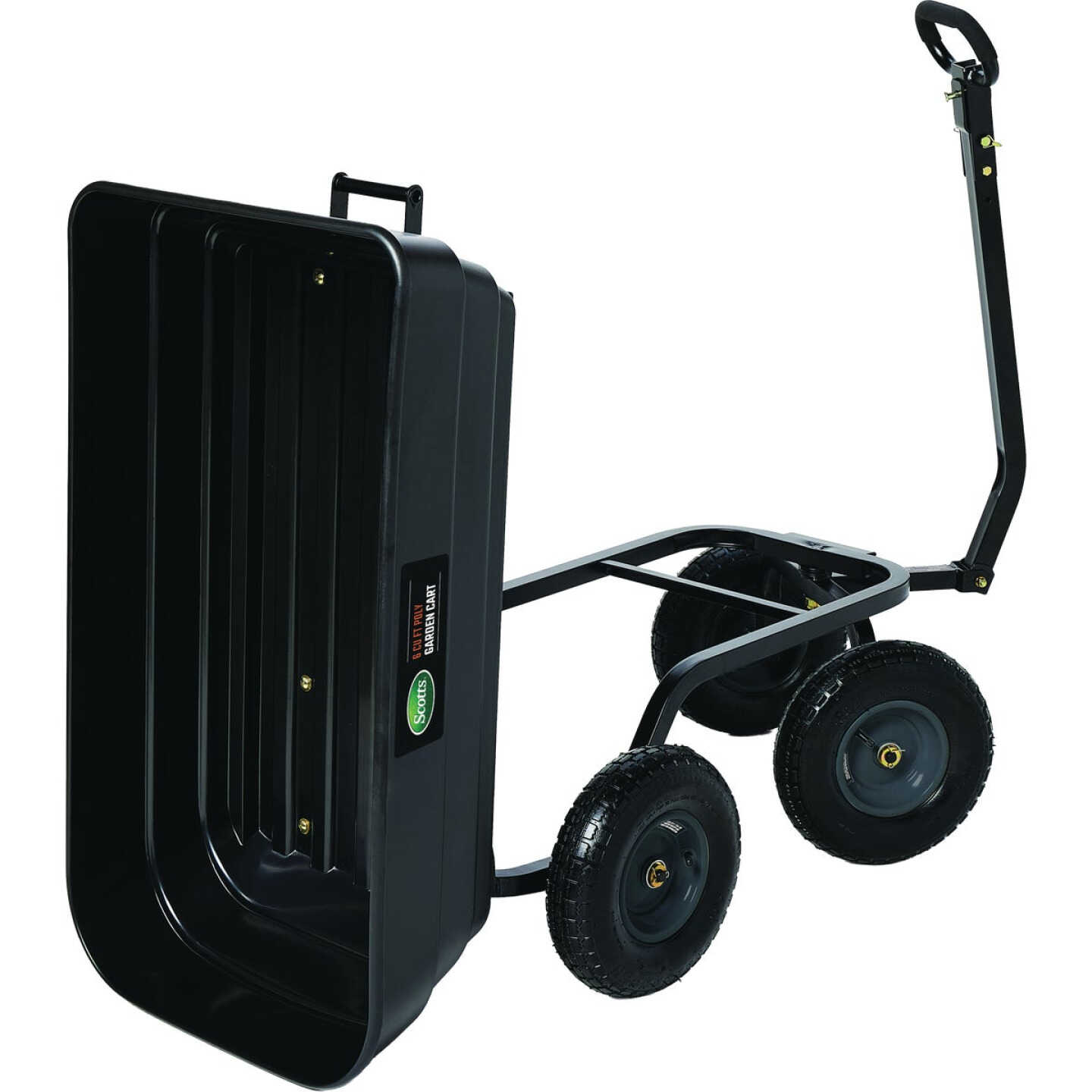 Scotts 6 Cu. Ft. 600 Lb. Poly Garden Cart Image 2