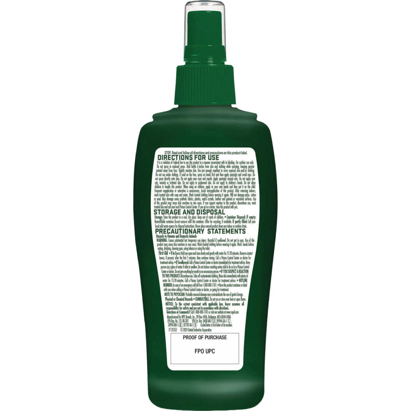 Repel Sportsmen 6 Oz. Max Insect Repellent Formula Image 2