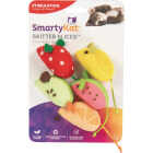 SmartyKat Skitter Slices Plush Catnip Mice Cat Toy (5-Pack) Image 1