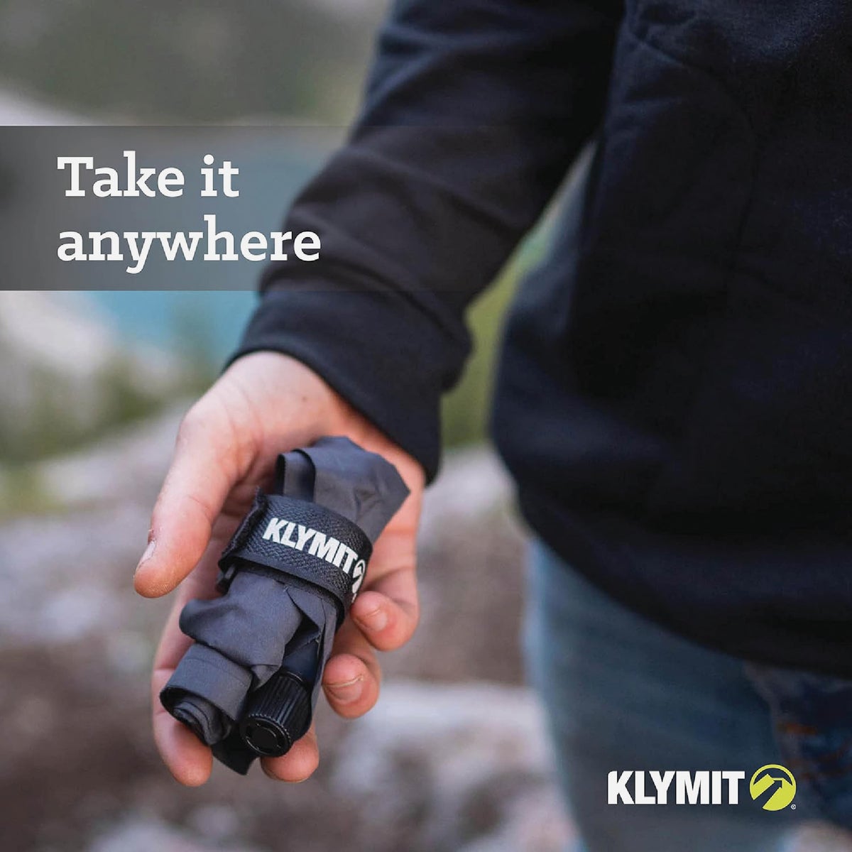 Klymit V Seat Gray Inflatable Cushion Image 4