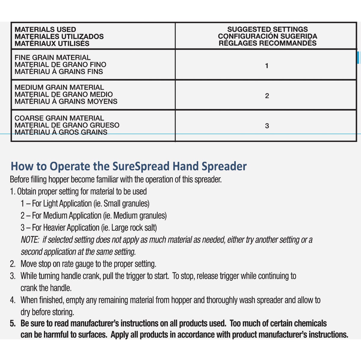 Chapin Salt & Ice Melt Hand Crank Spreader Image 8
