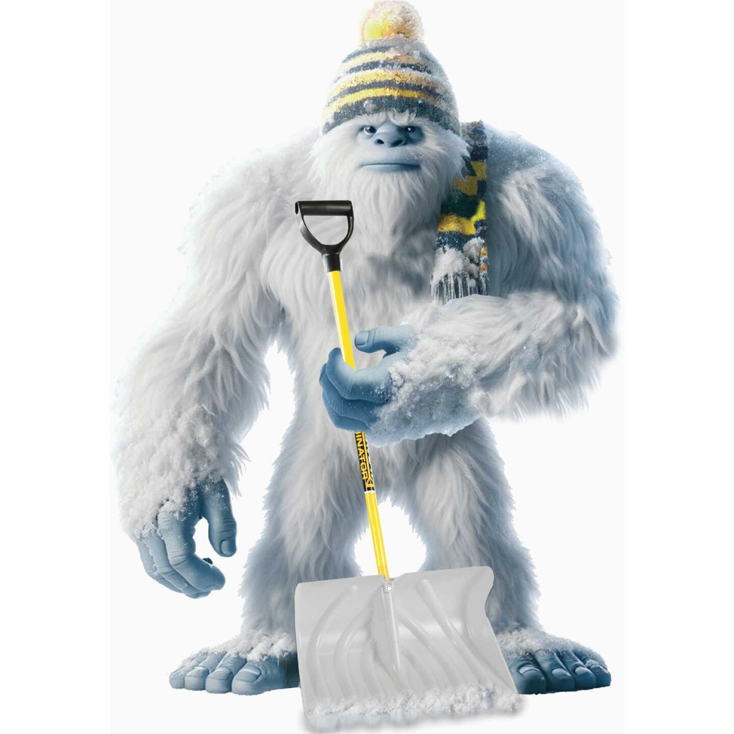 The Snow Dominator 18 In. Scoop Pusher Combo Image 2