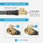 Hydrotech 5/8 In. Dia. x 75 Ft. Orange Expandable Burst Proof Hose Image 3