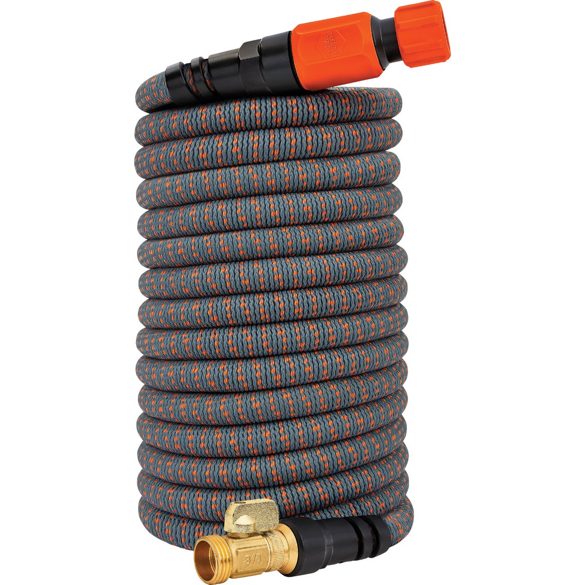 Hydrotech 5/8 In. Dia. x 75 Ft. Orange Expandable Burst Proof Hose Image 9