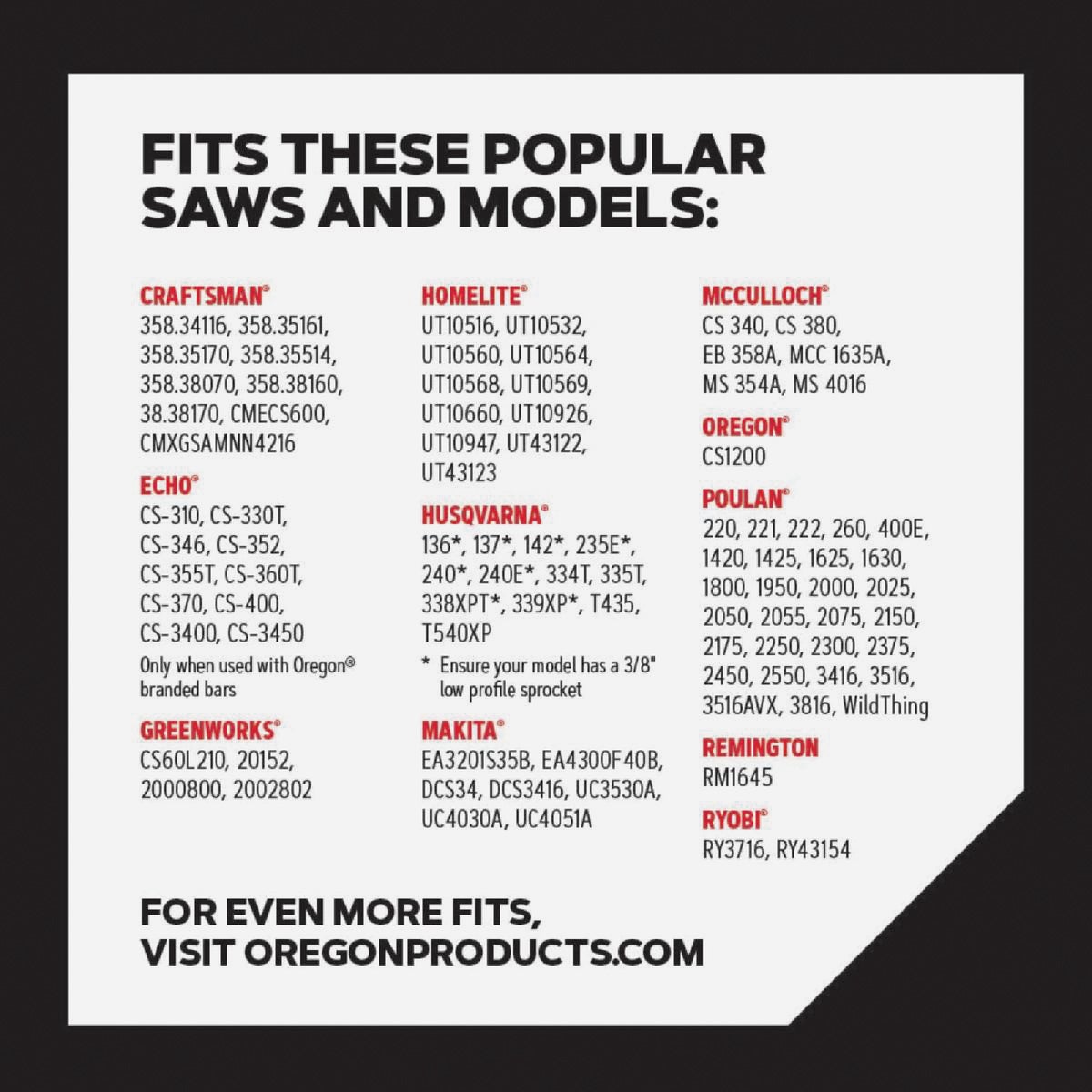 Oregon S56T AdvanceCut Chainsaw Chains 2-Pack, for 16 In. Bar - 56 Drive Links - fits Makita, Echo, Husqvarna, Craftsman, Poulan and more Image 6