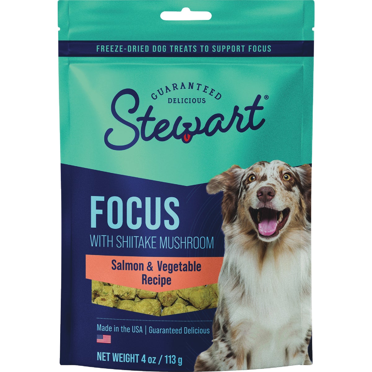 Stewart Focus 4 Oz. Freeze-Fried Salmon Dog Treat Image 1