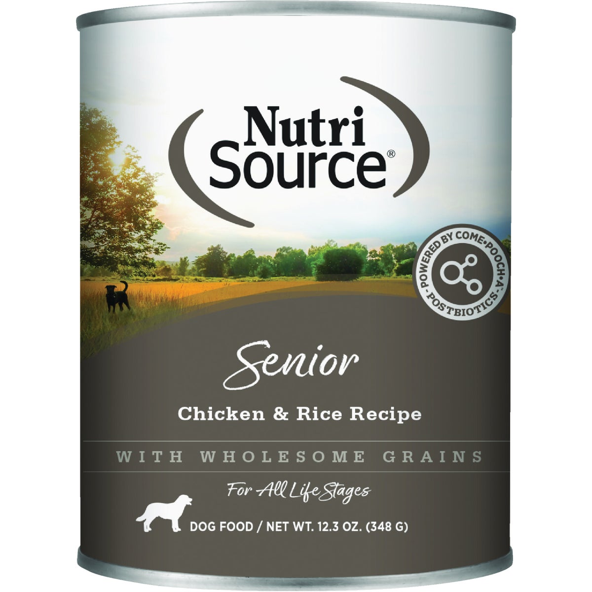 NutriSource 12.3 Oz. Senior Recipe Grain Free Wet Dog Food Image 1