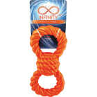 Boss Pet Infinity TPR Figure 8 Orange Dog Toy Image 2