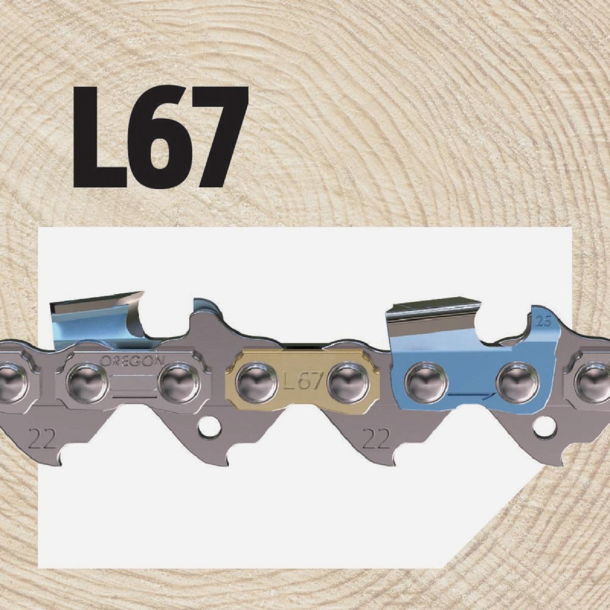 Oregon L67 ControlCut Saw Chain for 16 in. Bar - 67 Drive Links - fits Several Stihl models Image 4