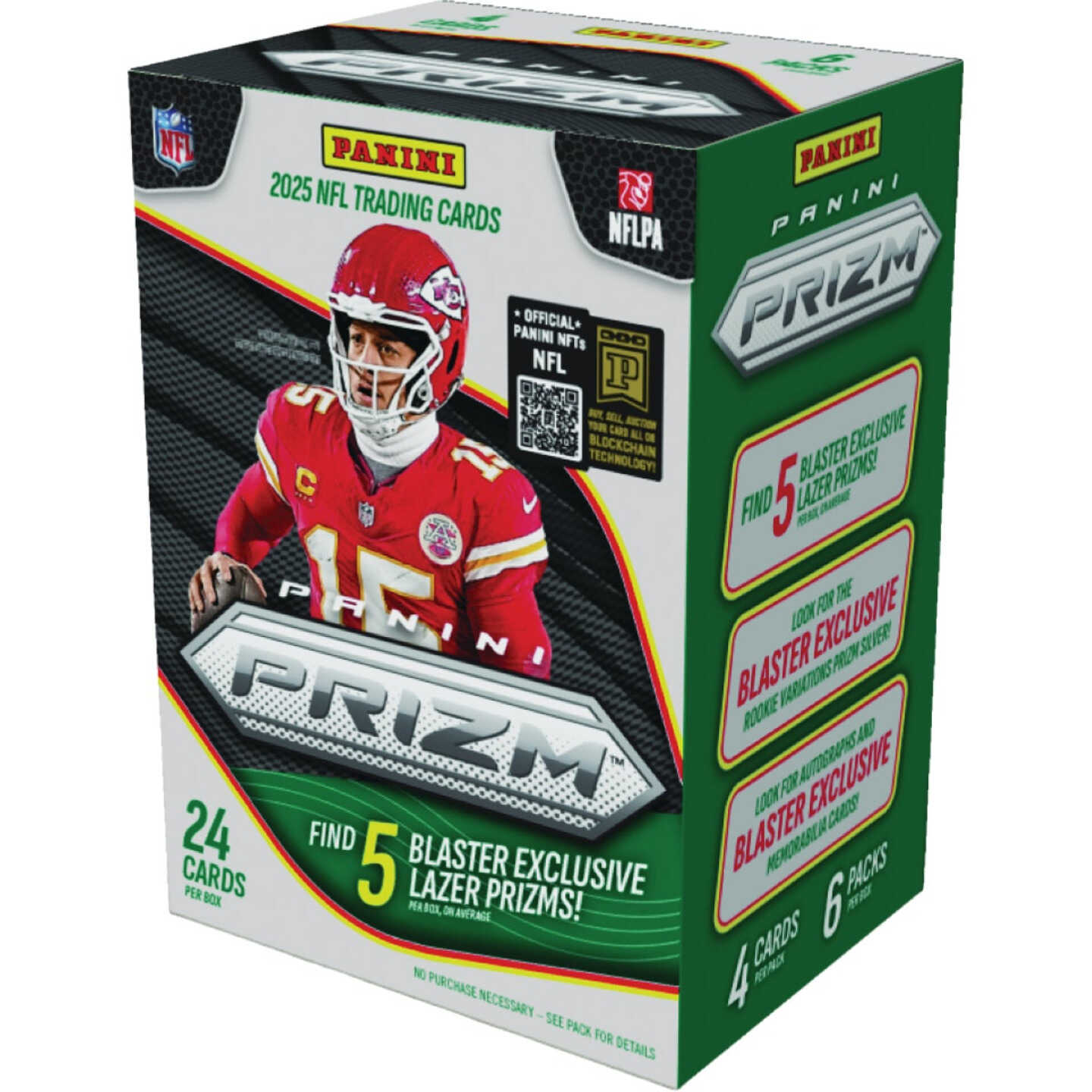 Panini 2025 Prizm Football Blaster Box Image 1