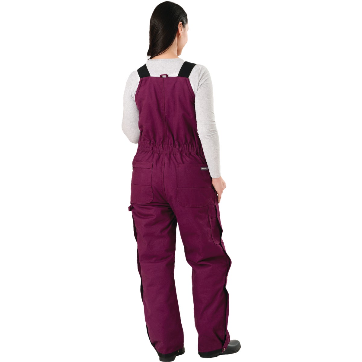 Berne Women's 2XL Plum Softstone Duck Insulated Bib Overall Image 3
