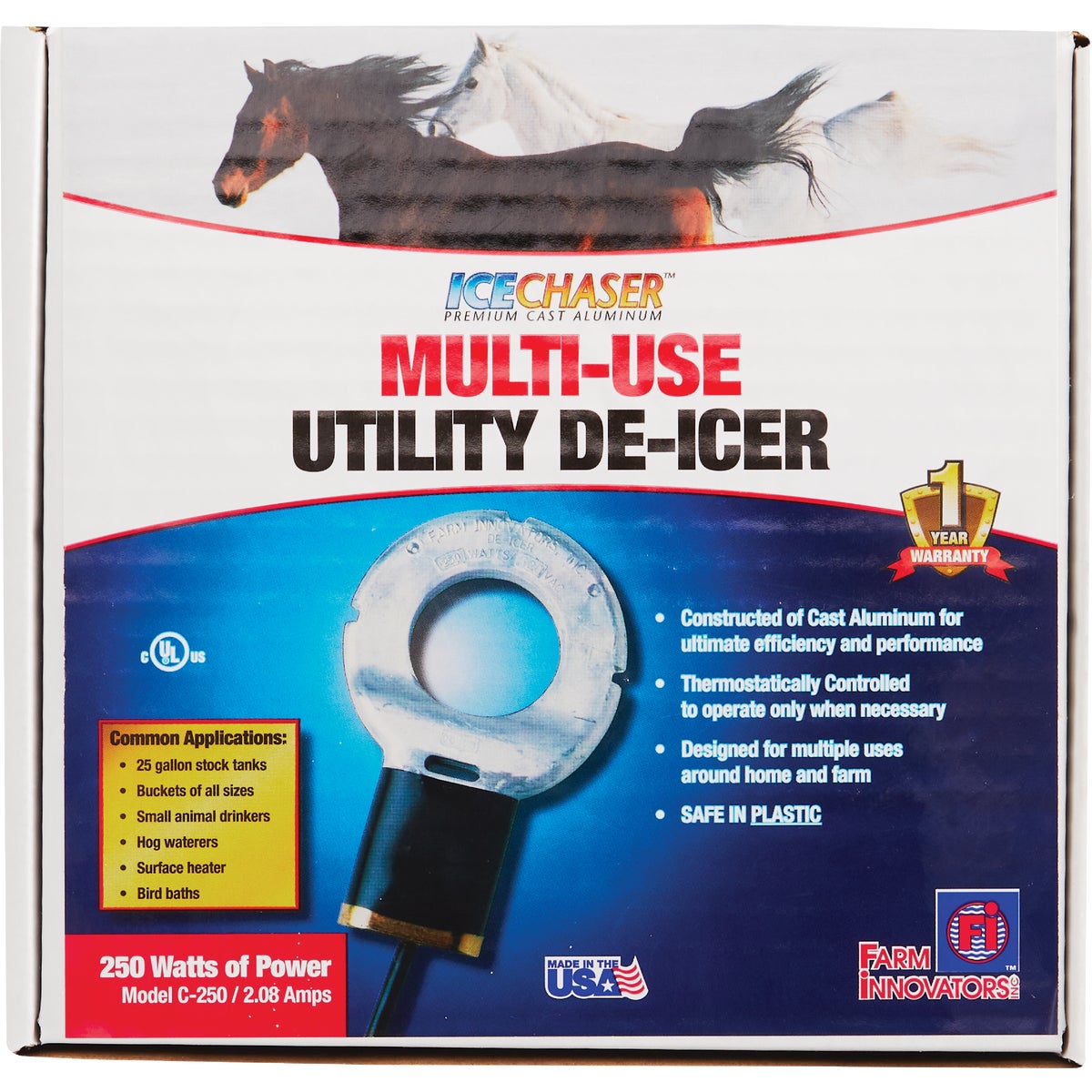 Farm Innovators Ice Chaser 250W Sinking Multi-Use Utility De-Icer Image 2