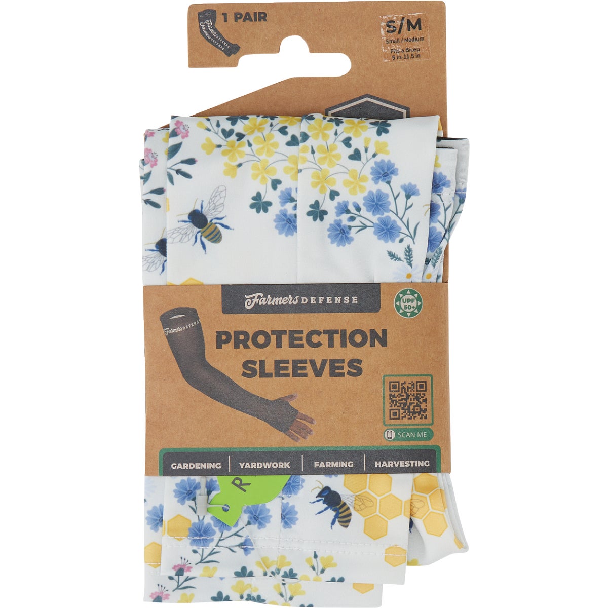 Farmers Defense Cream Save the Bees Protection Sleeves, Small/Medium Image 5