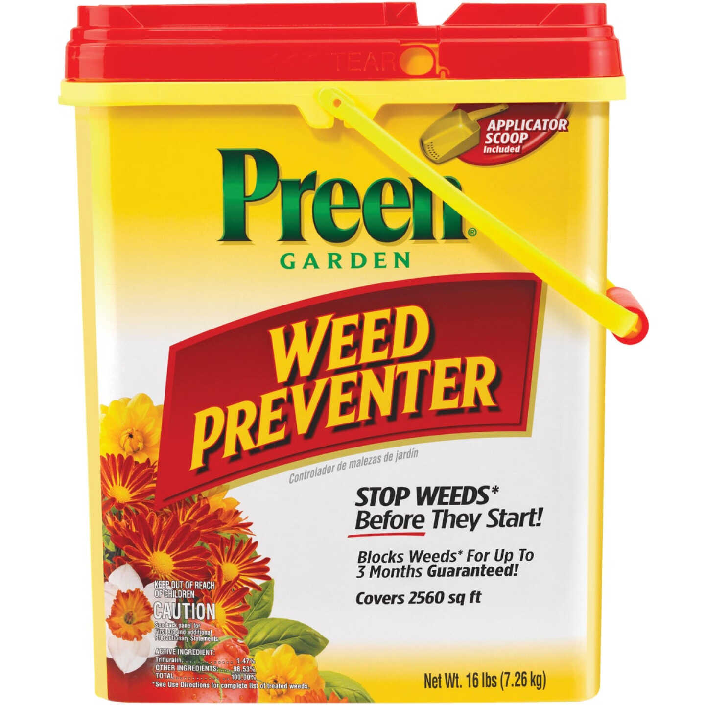 Preen 16 Lb. Ready To Use Granules Garden Weed Preventer Image 1