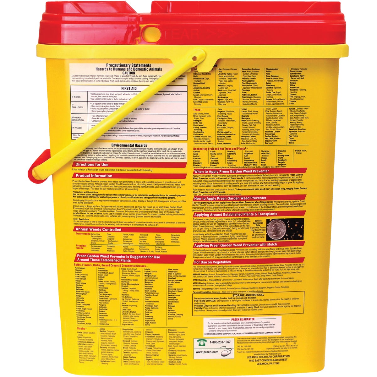 Preen 16 Lb. Ready To Use Granules Garden Weed Preventer Image 2