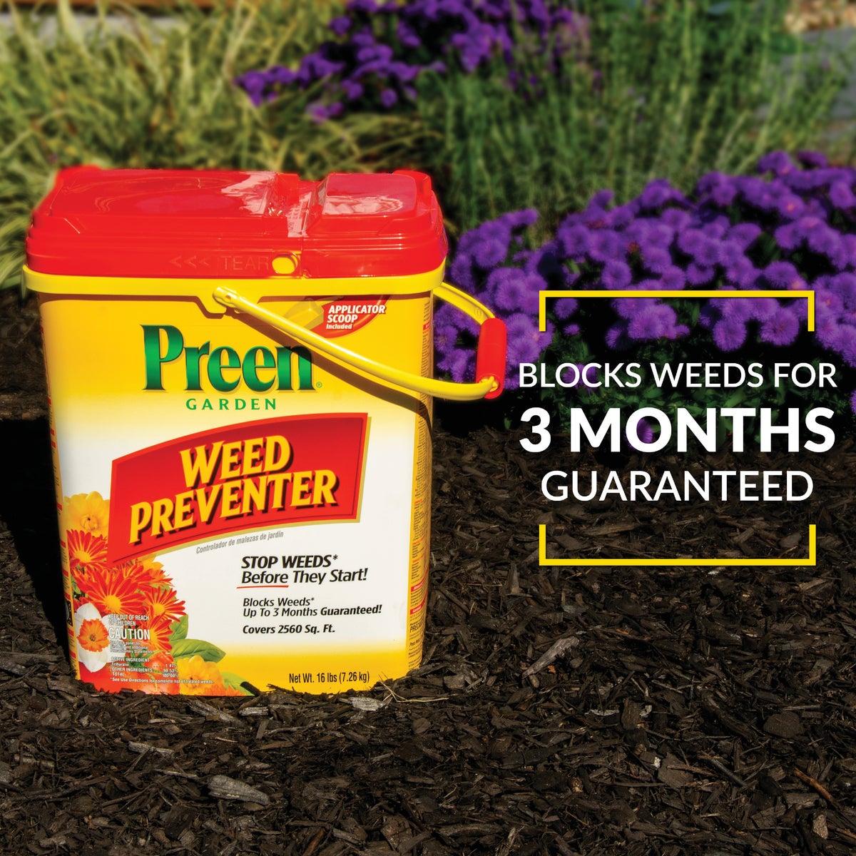 Preen 16 Lb. Ready To Use Granules Garden Weed Preventer Image 7