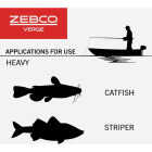 Zebco Verge 8 Ft. Graphite Fishing Rod & Spining Reel Image 7