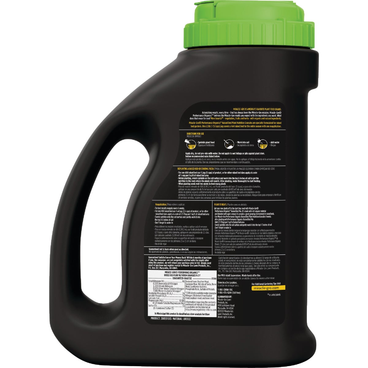 Miracle-Gro Performance Organics 2.5 Lb. Raised Bed Plant Nutrition Granules Image 6