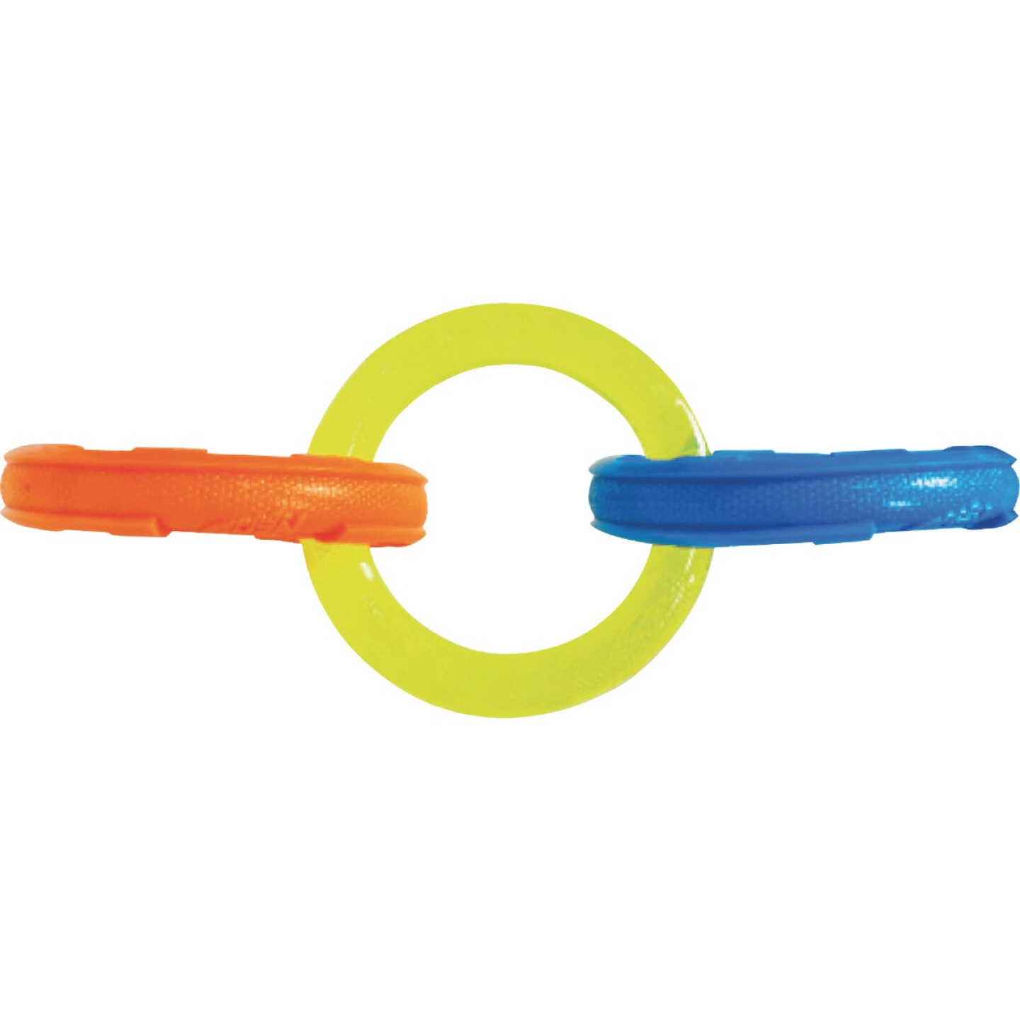 Nerf Dog 10.5 In. TPR 3-Ring Tug Dog Toy Image 5