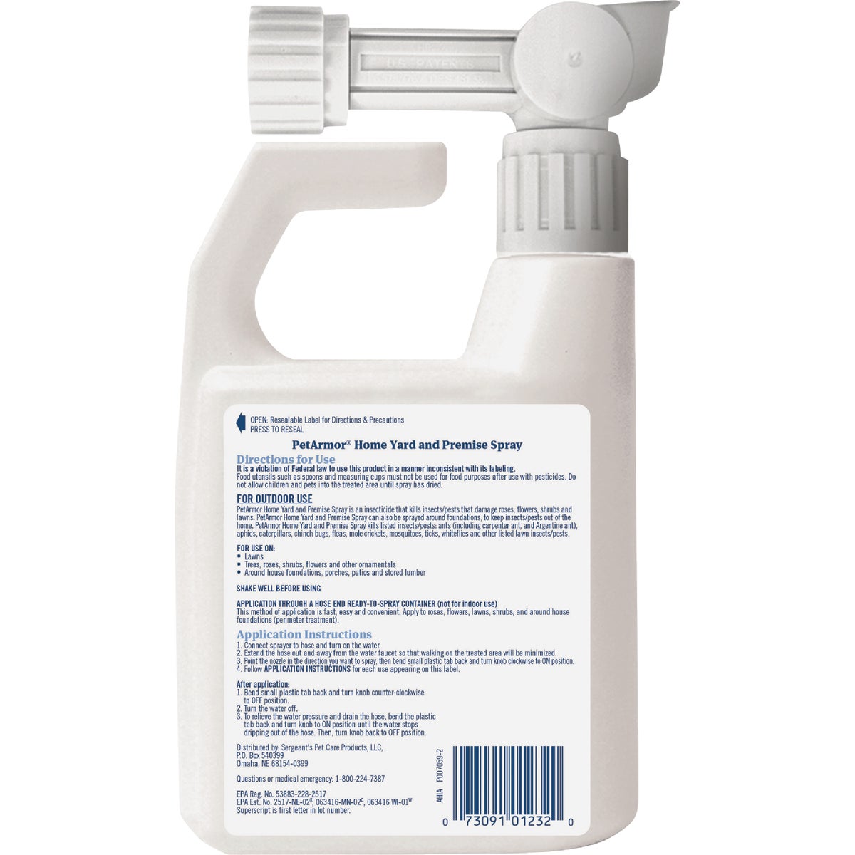 PetArmor Home 32 Oz. Ready To Spray Flea & Tick Yard Spray Image 2