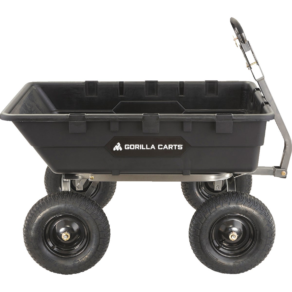 Gorilla Carts 12 Cu. Ft. Heavy Duty Poly Yard Dump Cart Image 9