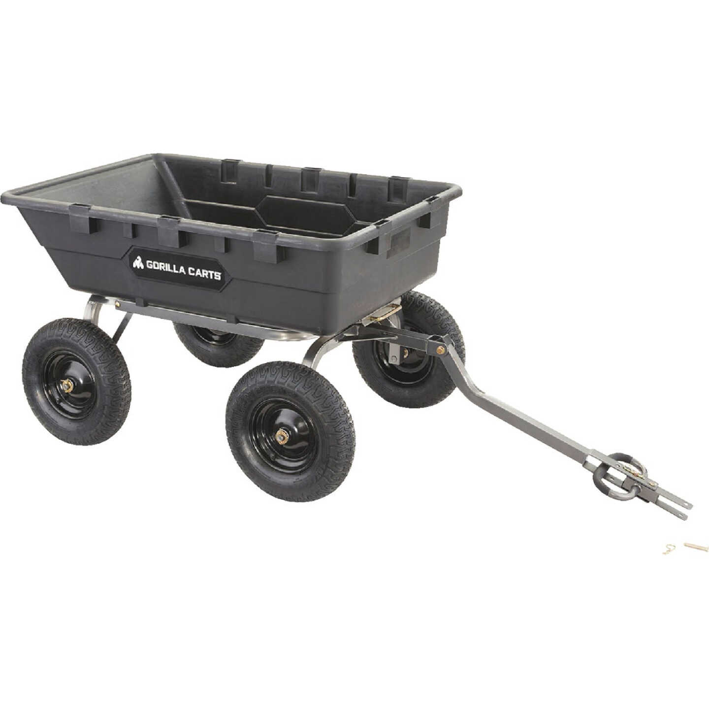 Gorilla Carts 12 Cu. Ft. Heavy Duty Poly Yard Dump Cart Image 8
