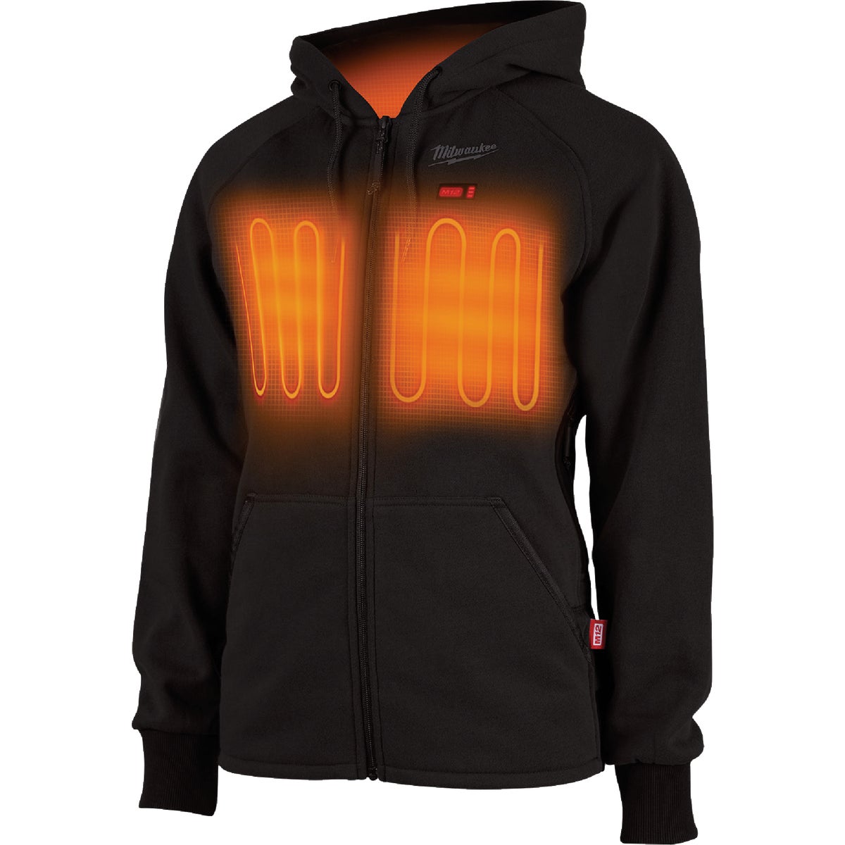 Milwaukee M12 Women's Black Heated Hoodie Kit, L Image 2