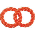 Boss Pet Infinity TPR 2 Rings Orange Dog Toy Image 1
