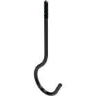 National Hardware 6 In. Black Ceiling Hook Image 1