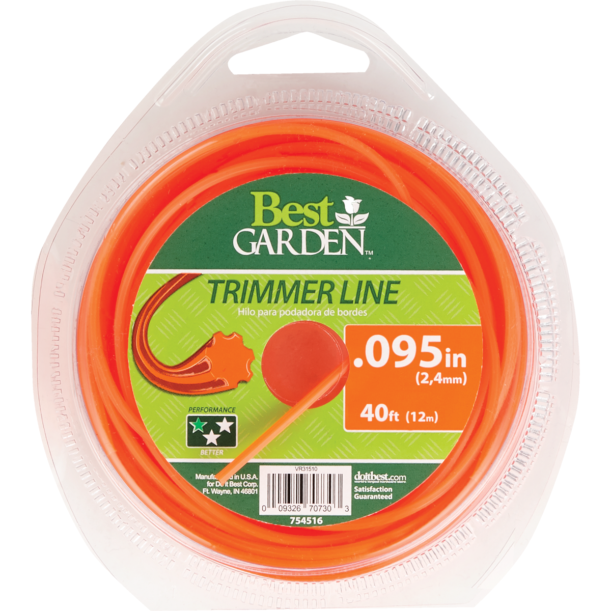 Best Garden 0.095 In. x 40 Ft. Universal Geared Trimmer Line