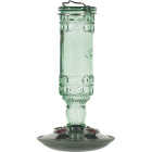 Perky-Pet 10 Oz. Green Glass Antique Bottle Hummingbird Feeder Image 1