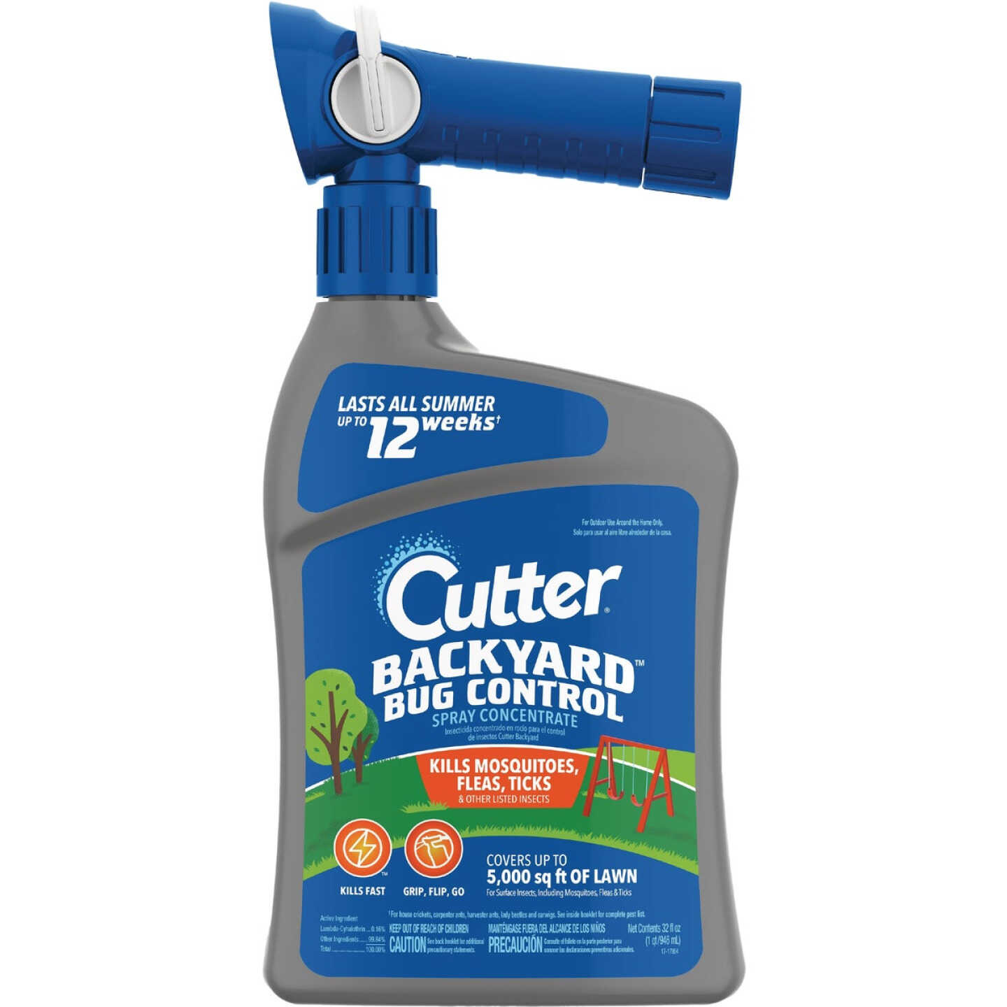 Cutter Backyard Bug Control 32 Oz. Ready To Spray Hose End Mosquito Killer Image 1