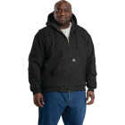 Berne Heartland Men's Medium Black Hooded Work Jacket Image 4