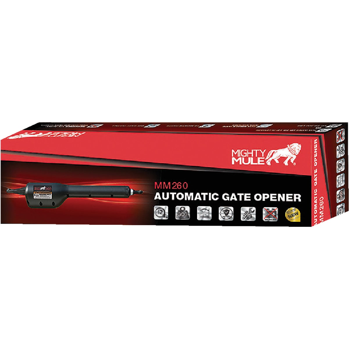 Mighty Mule MM271 12 Ft. 300 Lb. Single Gate Opener Kit Image 4