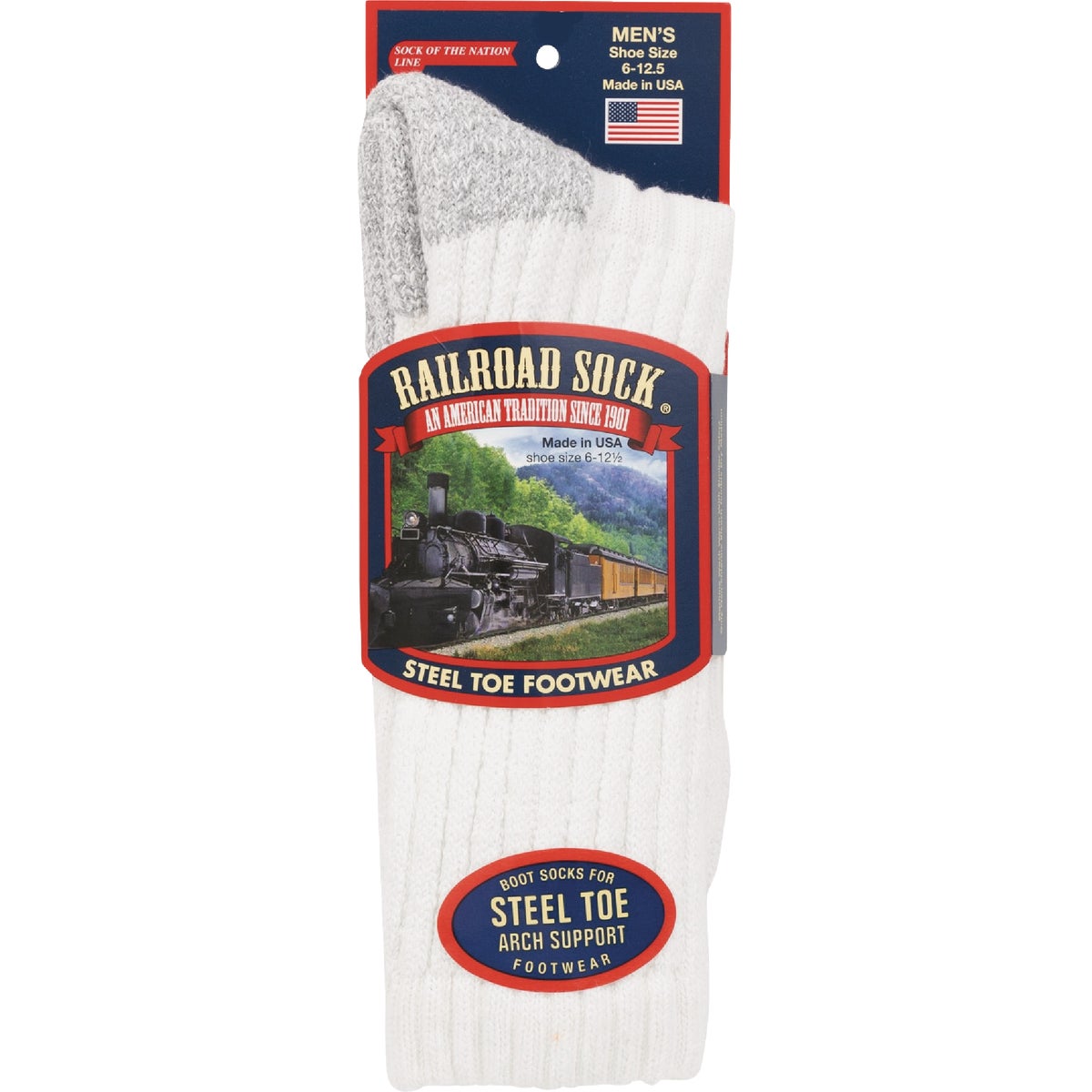 Railroad Sock Steel Toe Footwear Crew Sock Image 2